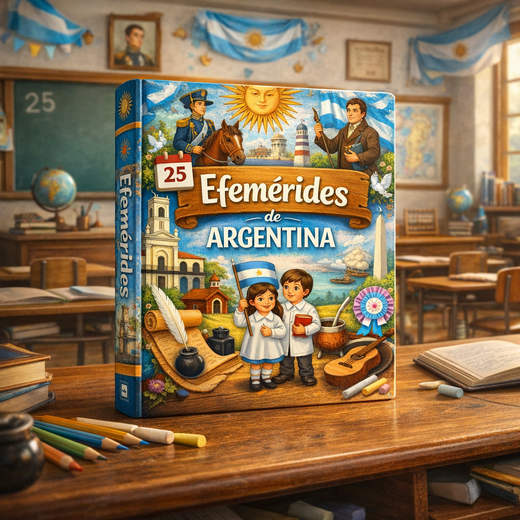 🇦🇷 KIT EFEMÉRIDES 2026 LISTA + 5 BONUS GRATIS - Carteles, actividades, imagenes, glosas y discursos y mucho más!